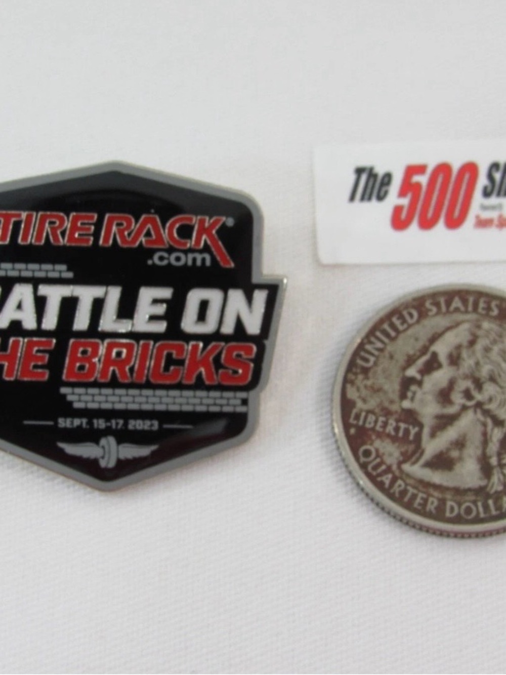 NASCAR INDY Pin Hat Battle on the Bricks Tire Rack 2023 Indianapolis Speedway - Picture 6 of 6